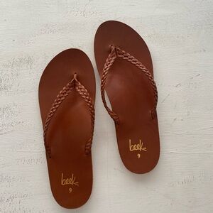 BEEK Woven Braided Leather Seabird Sandals